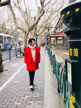 「b+ab（ビープラスエービー）のアイテム」を使った、maxluluさん（レディース・160cm）の秋コーディネート