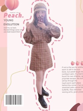 「NICE CLAUP（ナイスクラップ）のアイテム（その他）」を使った、maxluluさん（レディース・160cm）の秋コーディネート