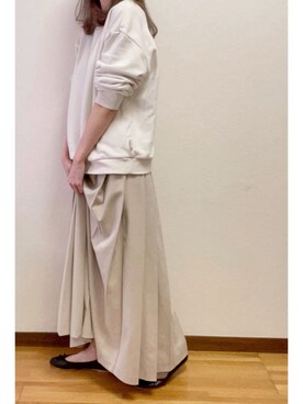「KOBE LETTUCE（コウベレタス）のアイテム（バレエシューズ）」を使った、suzu.さん（レディース・160cm）の春コーディネート