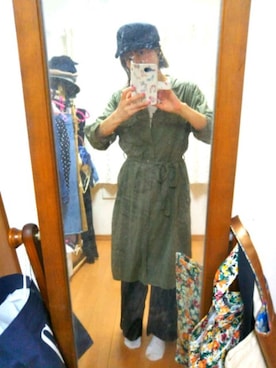 「CIAOPANIC TYPY（チャオパニックティピー）のアイテム（キャスケット）」を使った、ナッツさん（レディース・157cm）の春コーディネート