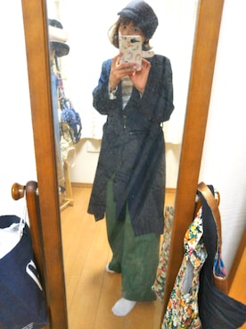 「CIAOPANIC TYPY（チャオパニックティピー）のアイテム（キャスケット）」を使った、ナッツさん（レディース・157cm）の春コーディネート