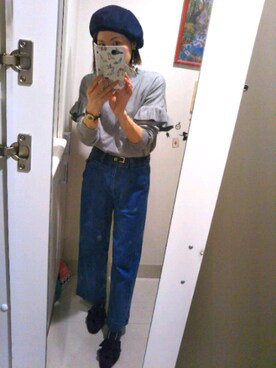 「index（インデックス）のアイテム（帽子）」を使った、ナッツさん（レディース・157cm）の秋コーディネート