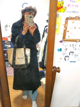 「index（インデックス）のアイテム（財布/小物）」を使った、ナッツさん（レディース・157cm）の冬コーディネート