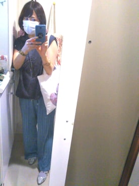 「Marc by Marc Jacobs（マークバイマークジェイコブス）のアイテム（アナログ腕時計）」を使った、ナッツさん（レディース・157cm）の夏コーディネート