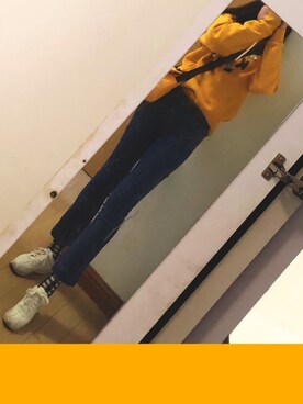 「PUMA（プーマ）のアイテム（スニーカー、ホワイト系）」を使った、lemonade🍋さん（レディース）の春コーディネート