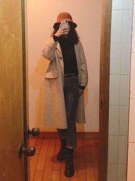 「Gozo（ゴソ）のアイテム（ジャケット/アウター）」を使った、lemonade🍋さん（レディース・170cm）の秋コーディネート