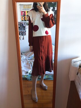 「Gozo（ゴソ）のアイテム（トップス）」を使った、lemonade🍋さん（レディース・170cm）の秋コーディネート