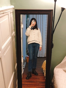 「Gozo（ゴソ）のアイテム」を使った、lemonade🍋さん（レディース・170cm）の秋コーディネート