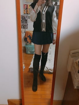 「Gozo（ゴソ）のアイテム」を使った、lemonade🍋さん（レディース・170cm）の冬コーディネート