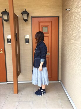 「ユニクロU」｜ちー。さん（レディース・150cm）の春コーディネート