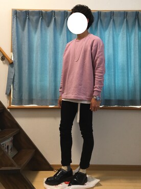 「UNIQLO（ユニクロ）のWOMEN ウルトラストレッチジーンズ（デニムパンツ）」を使った、kouさん（メンズ・165cm）の春コーディネート