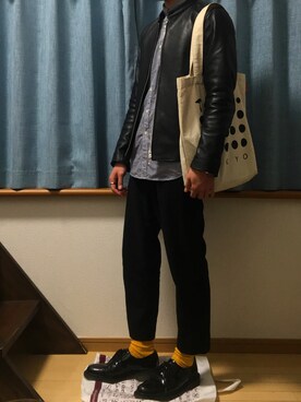「ROOTOTE（ルートート）のアイテム」を使った、kouさん（メンズ・165cm）の冬コーディネート