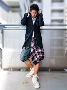 ゆきだるまさん（メンズ・168cm）の春コーディネート