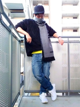 ゆきだるまさん（メンズ・168cm）の春コーディネート