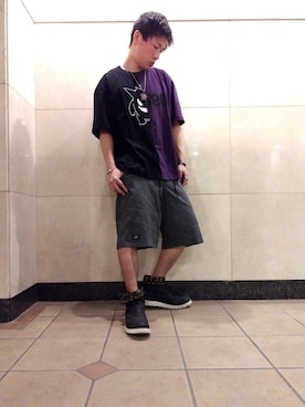 「ポケットモンスター（ポケットモンスター）のアイテム」を使った、ゆきだるまさん（メンズ・168cm）の夏コーディネート