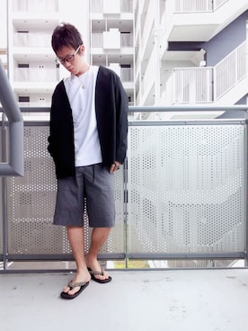 ゆきだるまさん（メンズ・168cm）の夏コーディネート