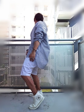 ゆきだるまさん（メンズ・168cm）の夏コーディネート