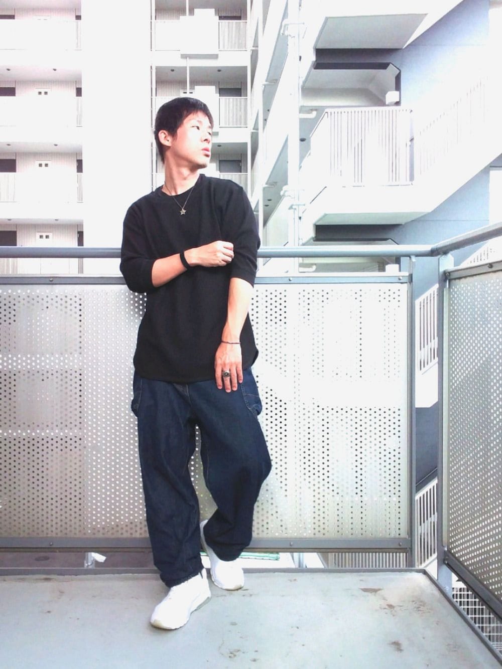 「秋のマイ旬スタイル、秋コーデ、おしゃれさんと繋がりたい、ユニクロ、秋服、シンプルスタイル、低身長、カジュアル、プチプラ」｜「NIKEのナイキ NIKE AIR MAX MOTION LW SE 833260 110（スニーカー、ホワイト系）」を使った、ゆきだるまさん（メンズ・168cm）の秋コーディネートの1枚目の写真