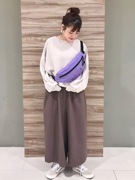 「モノトーン派？カラーコーデ派？」｜きぃやんさん（レディース・154cm）の冬コーディネート