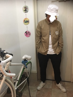 「エクストララージ」｜「アイテム（その他）」を使った、マンジロウさん（メンズ・182cm）の秋コーディネート