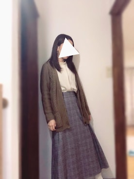 「chocomee（チョコミー）のアイテム（アクセサリー）」を使った、sayakaさん（レディース・155cm）の秋コーディネート