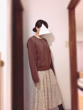 「AS KNOW AS」｜「アイテム（ワンピース/ドレス）」を使った、sayakaさん（レディース・155cm）の秋コーディネート