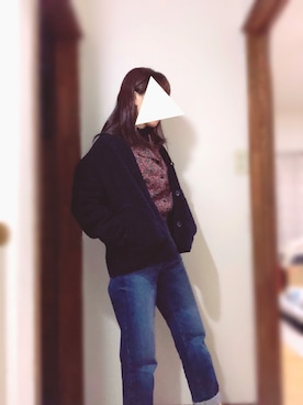 「AS KNOW AS」｜「アイテム（その他アウター）」を使った、sayakaさん（レディース・155cm）の秋コーディネート