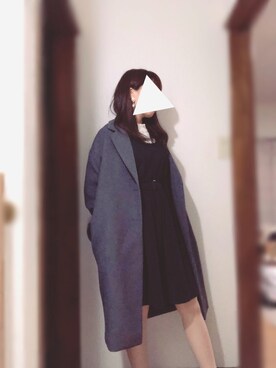 「chocomee（チョコミー）のアイテム（アクセサリー）」を使った、sayakaさん（レディース・155cm）の冬コーディネート