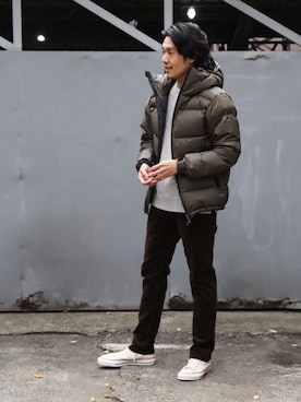 「URBAN RESEARCH DOORS MENS（アーバンリサーチ ドアーズ メンズ）のアイテム（ベスト）」を使った、Taniさん（メンズ・172cm）の秋コーディネート