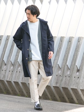「爽やかコーデ」｜「アイテム（その他アウター）」を使った、Taniさん（メンズ・172cm）の冬コーディネート