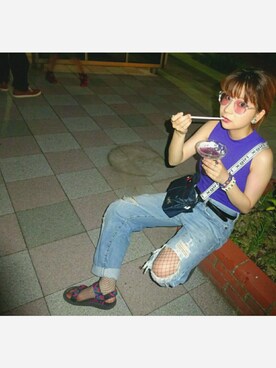 hashiさん（レディース・156cm）の夏コーディネート