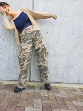 「chico_（チコ）のアイテム（キャミソール）」を使った、hashiさん（レディース・156cm）の秋コーディネート