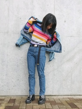 hashiさん（レディース・156cm）の冬コーディネート