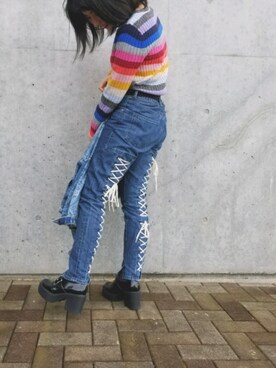 hashiさん（レディース・156cm）の冬コーディネート