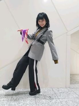 hashiさん（レディース・156cm）の冬コーディネート
