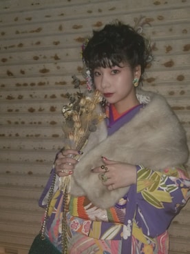 hashiさん（レディース・156cm）の冬コーディネート