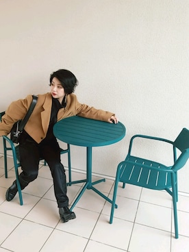 hashiさん（レディース・156cm）の冬コーディネート