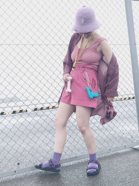 hashiさん（レディース・156cm）の夏コーディネート