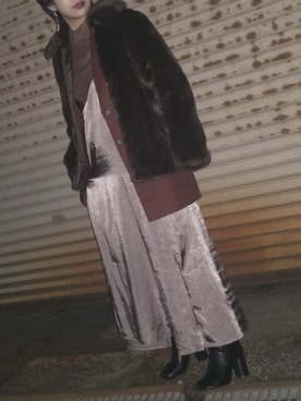 hashiさん（レディース・156cm）の冬コーディネート