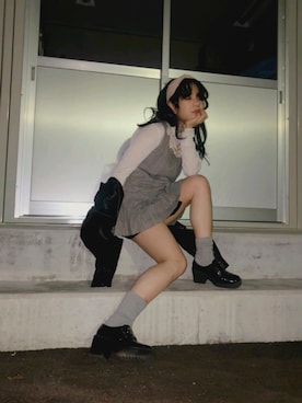 hashiさん（レディース・156cm）の冬コーディネート