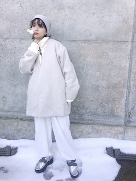 hashiさん（レディース・156cm）の冬コーディネート