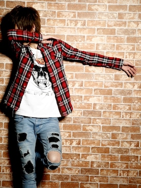 「PHILIPP PLEIN（フィリッププレイン）のアイテム」を使った、あきちゃんまんさん（メンズ・175cm）の春コーディネート