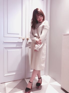 「Supreme.La.La.（シュープリームララ）のアイテム（パンプス）」を使った、Mai Hiranoさん（レディース・158cm）の秋コーディネート