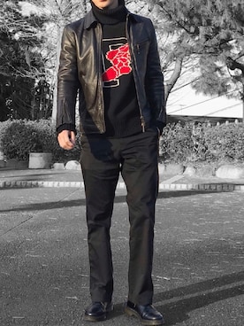 SHINさん（メンズ・174cm）の冬コーディネート