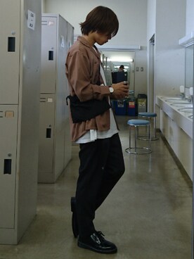 「BLESS（ブレス）のアイテム（リング）」を使った、Tossyさん（メンズ・163cm）の秋コーディネート