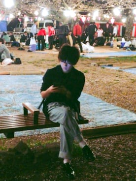 「ADPOSION（アドポーション）のアイテム」を使った、Tossyさん（メンズ・163cm）の春コーディネート