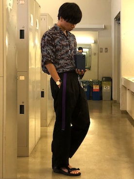 「ダニエルウェリントン」｜「アイテム（財布/小物）」を使った、Tossyさん（メンズ・163cm）の夏コーディネート