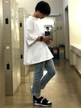 「J-AXIS（ｼﾞｪｲｱｸｼｽ）のアイテム」を使った、Tossyさん（メンズ・163cm）の夏コーディネート