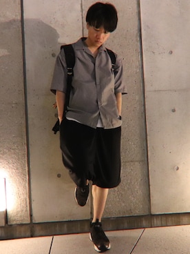 「J-AXIS（ｼﾞｪｲｱｸｼｽ）のアイテム」を使った、Tossyさん（メンズ・163cm）の夏コーディネート