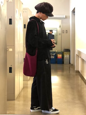「DAISO（DAISO）のアイテム（アクセサリー）」を使った、Tossyさん（メンズ・163cm）の秋コーディネート